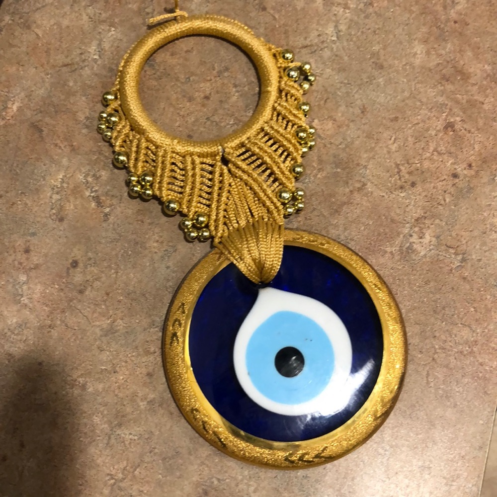 Golden evil eye 👁 home decor